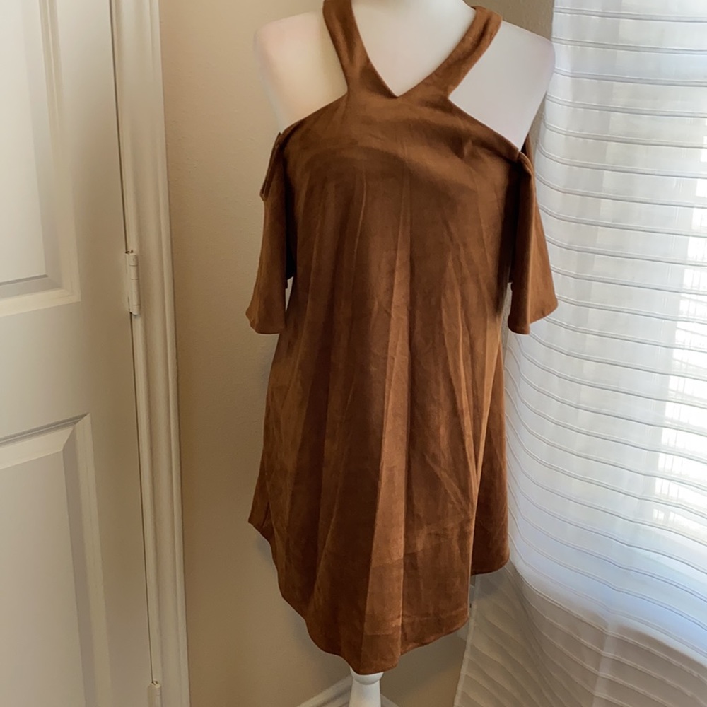 Gianni Bini suede dress